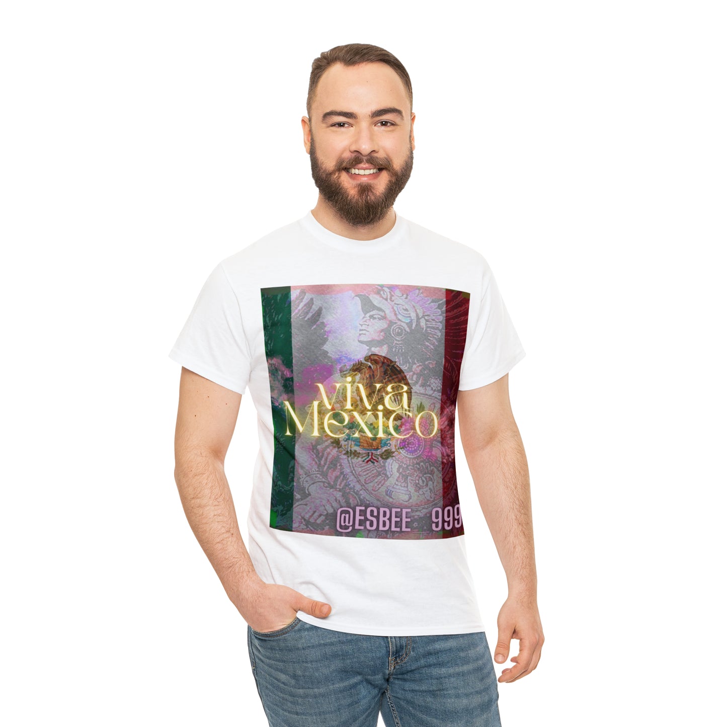 Viva Mexico Mexican Shirt Clothing for Women and Men Heavy Cotton Tee