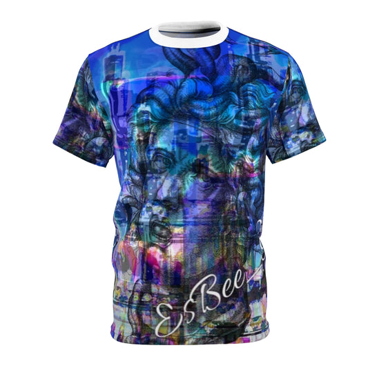 Medusa Abstract Graphic Tee Gothic Streetwear