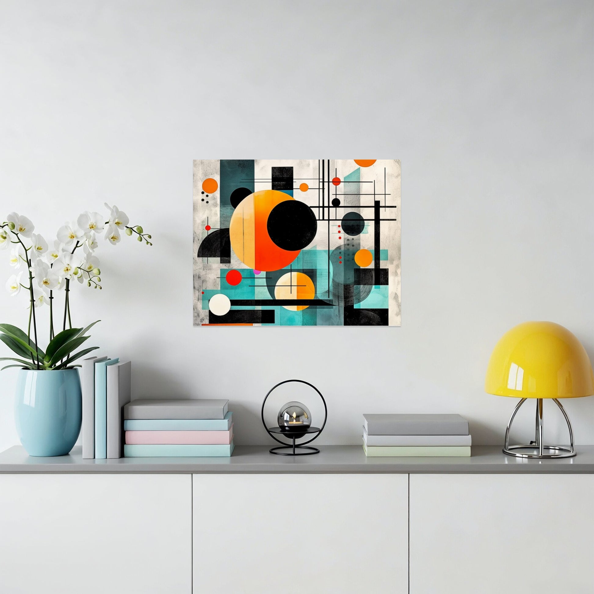 Modern Geometric Abstract Art Print Wall Decor product type