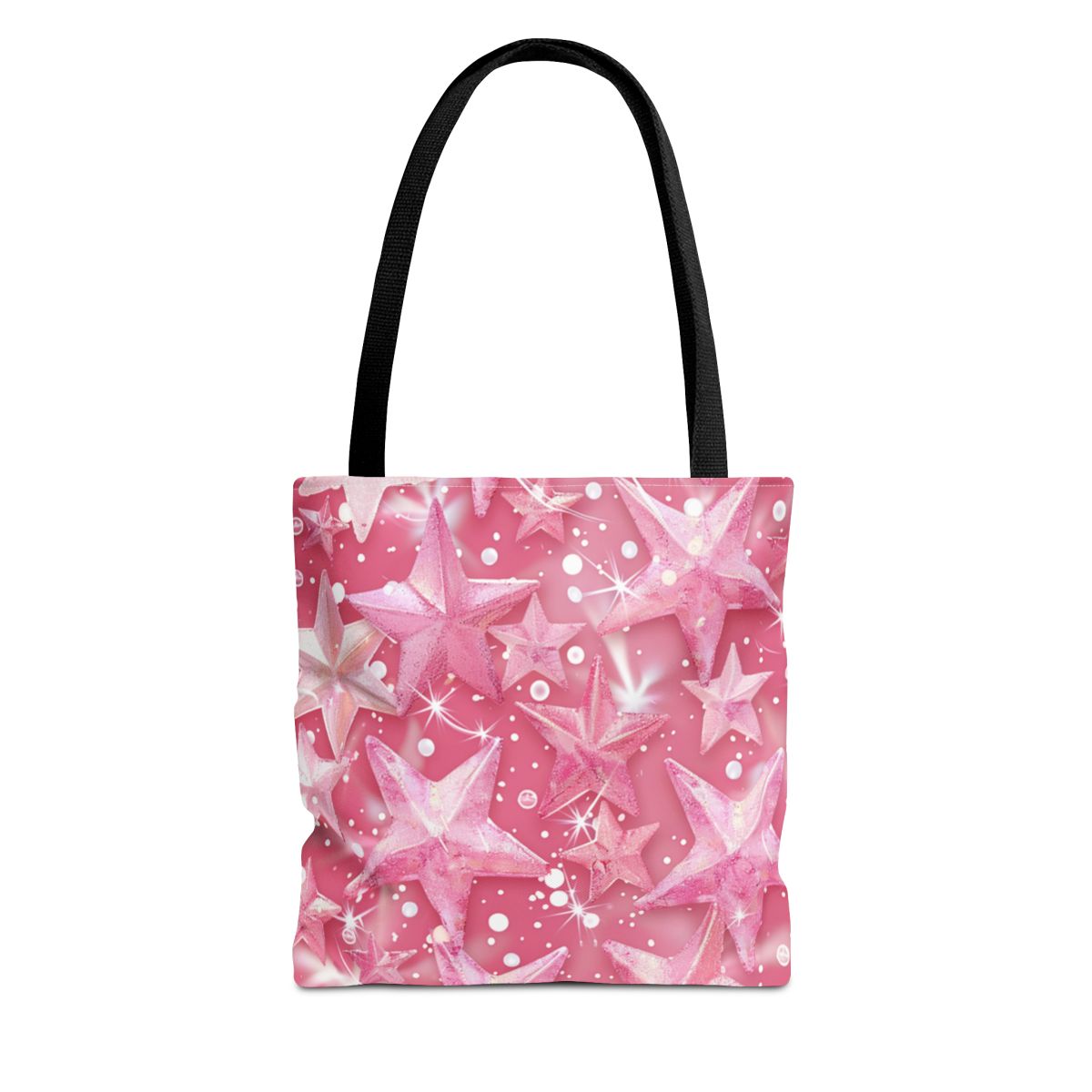 Pink Starry Sky Themed Tote Bag Product