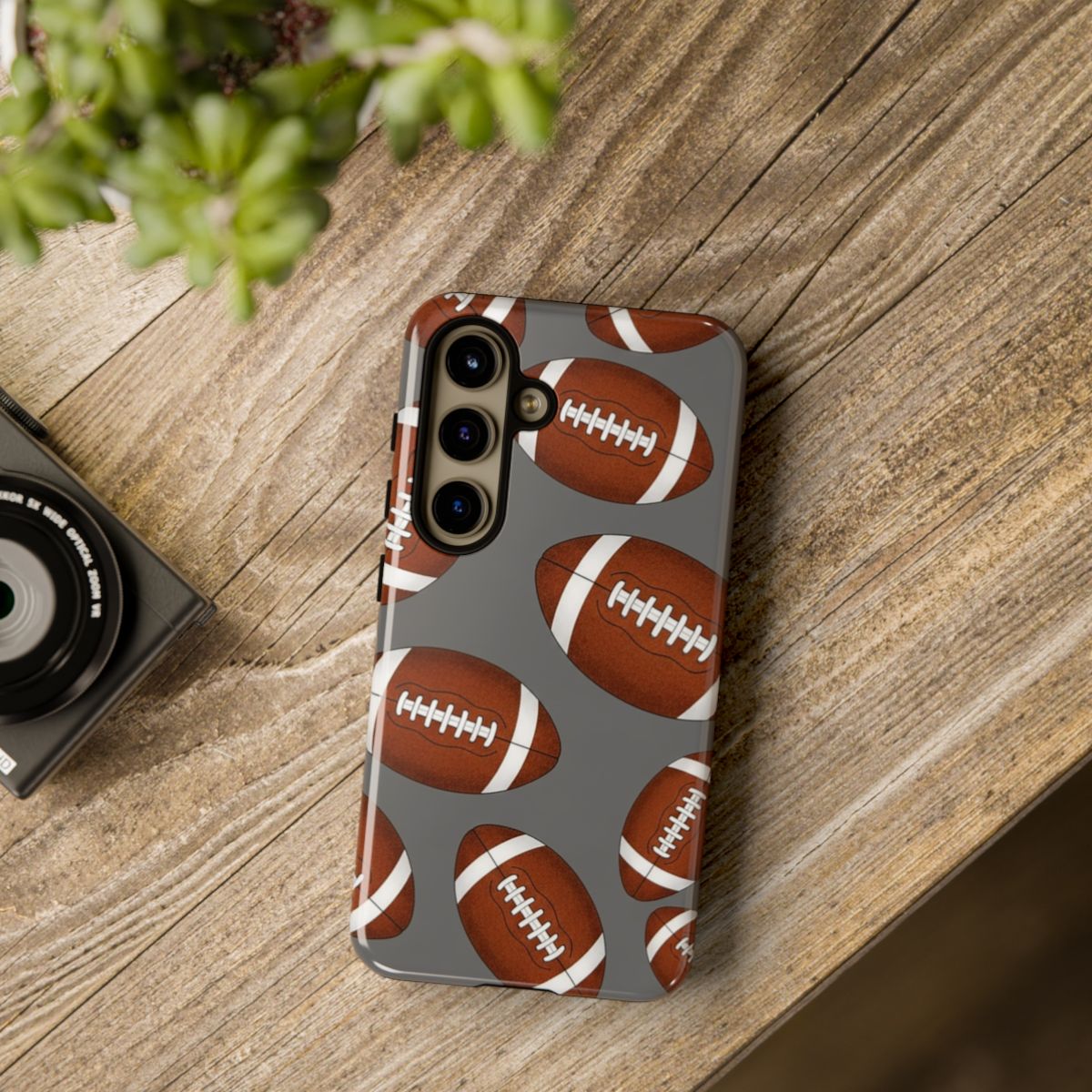 Football Pattern Phone Case Stylish and Protective Accessory