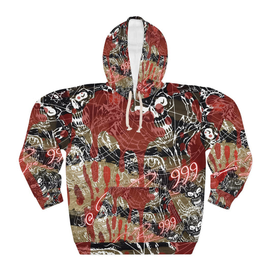 Gothic Abstract Hoodie Dark Academia Aesthetic Clothing