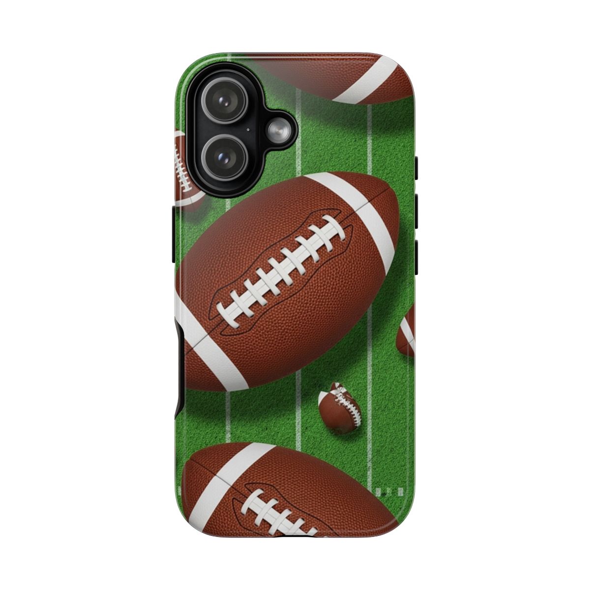 Realistic Football Pattern Phone Case for Sports Fans