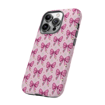 Phone Case - Pink Coquette Bow Tough Case-Girly Phone