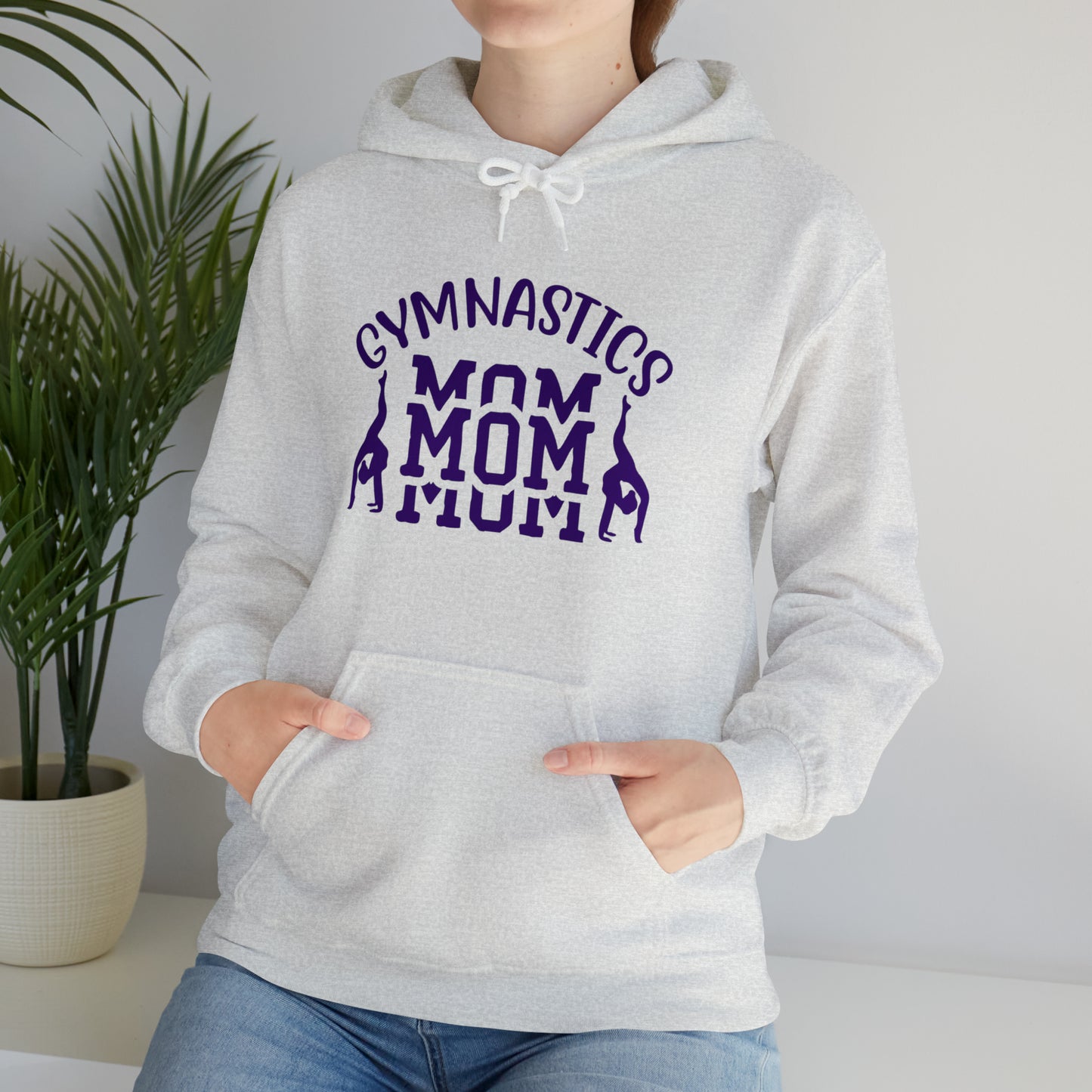 Gymnastics Mom Hoodie, Gymnastics Mom Gift, Sports Mom, Cute Hoodie for Mom, Hooded Sweatshirt