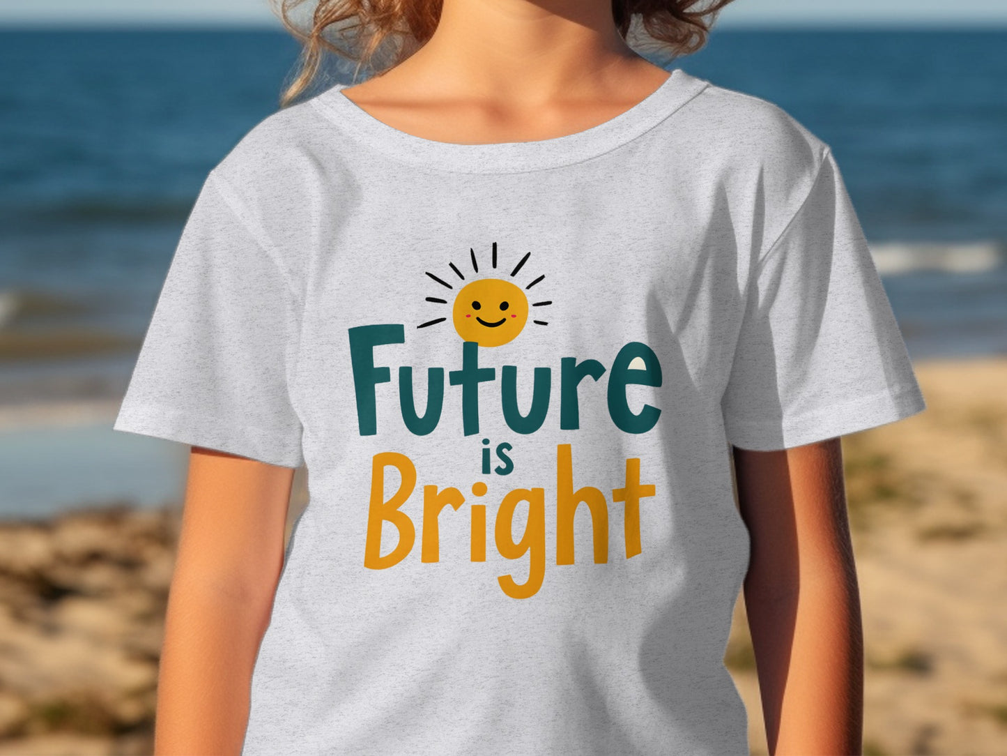 Future is Bright Printed Kids T-shirt product