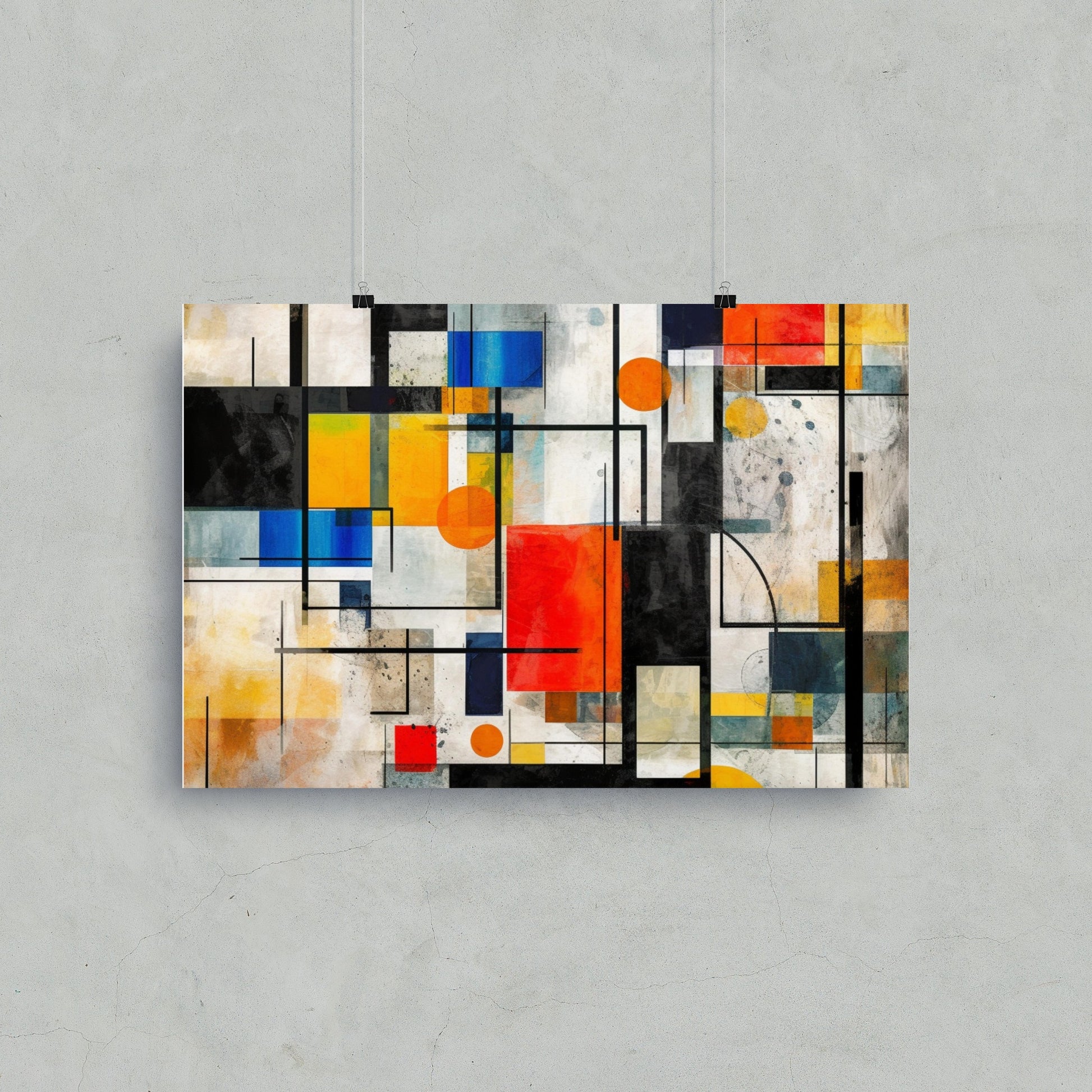 Abstract Geometric Colorful Modern Art Wall Décor product