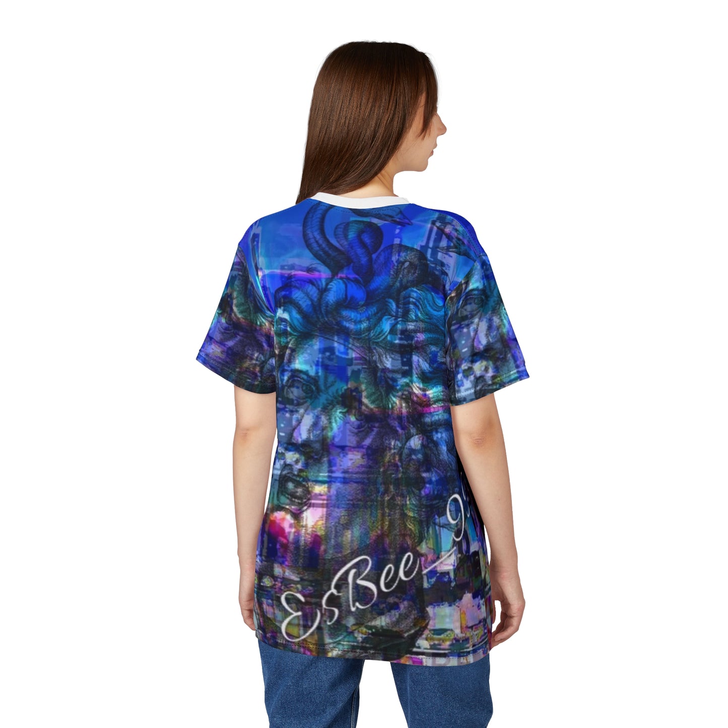 Medusa Abstract Graphic Tee Gothic Streetwear