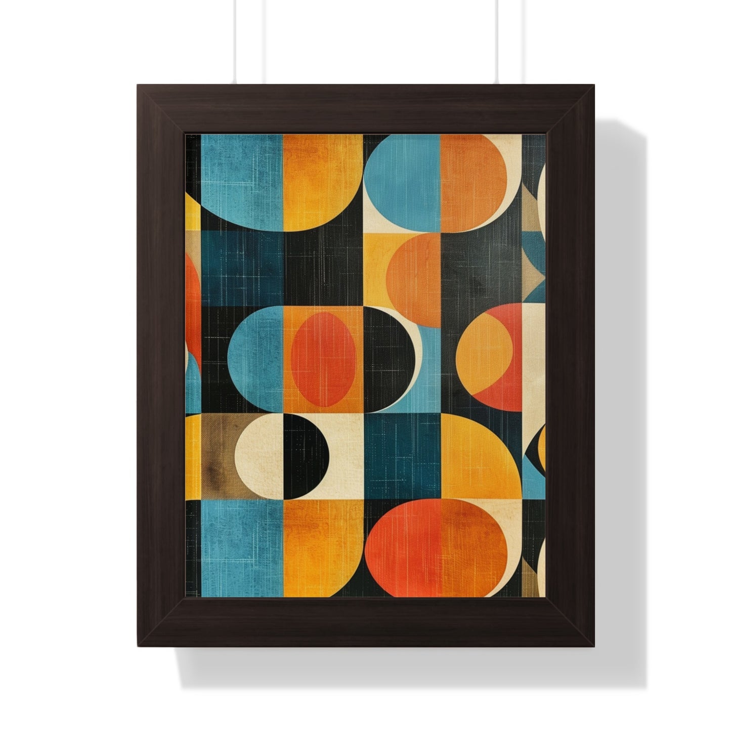 Colorful Abstract Geometric Wall Art Print Decor