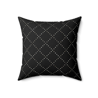 Black and White Square Couch Pillow Decorative Pillow Home Decor
