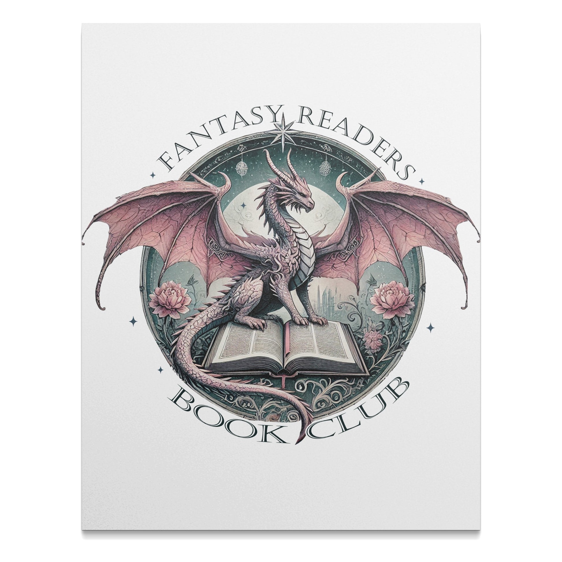 Fantasy Readers Book Club Dragon Poster product