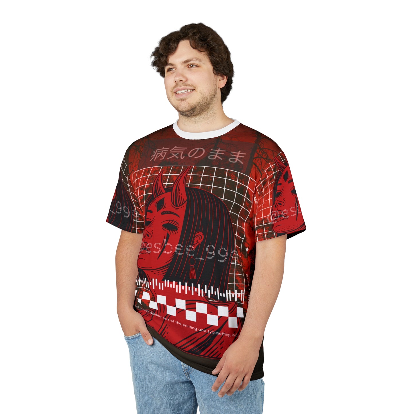 Gothic Tee Shirt - Edgy Demon Witch Graphic