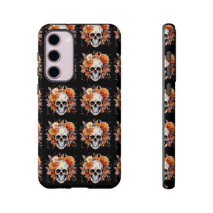 Skeleton iPhone Case, Goth Cell Phone Case, Halloween Skeleton Phone Case,