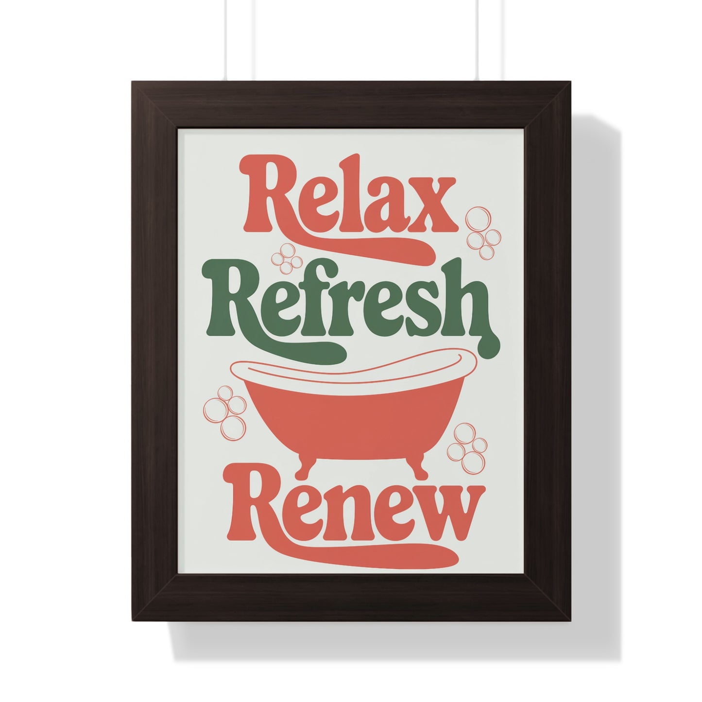 Relax Refresh Renew wall art product