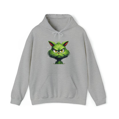 Funny Cat Hoodie, Cute Cat Hoodie, Grumpy Cat Pullover, Unisex  Hooded Sweatshirt