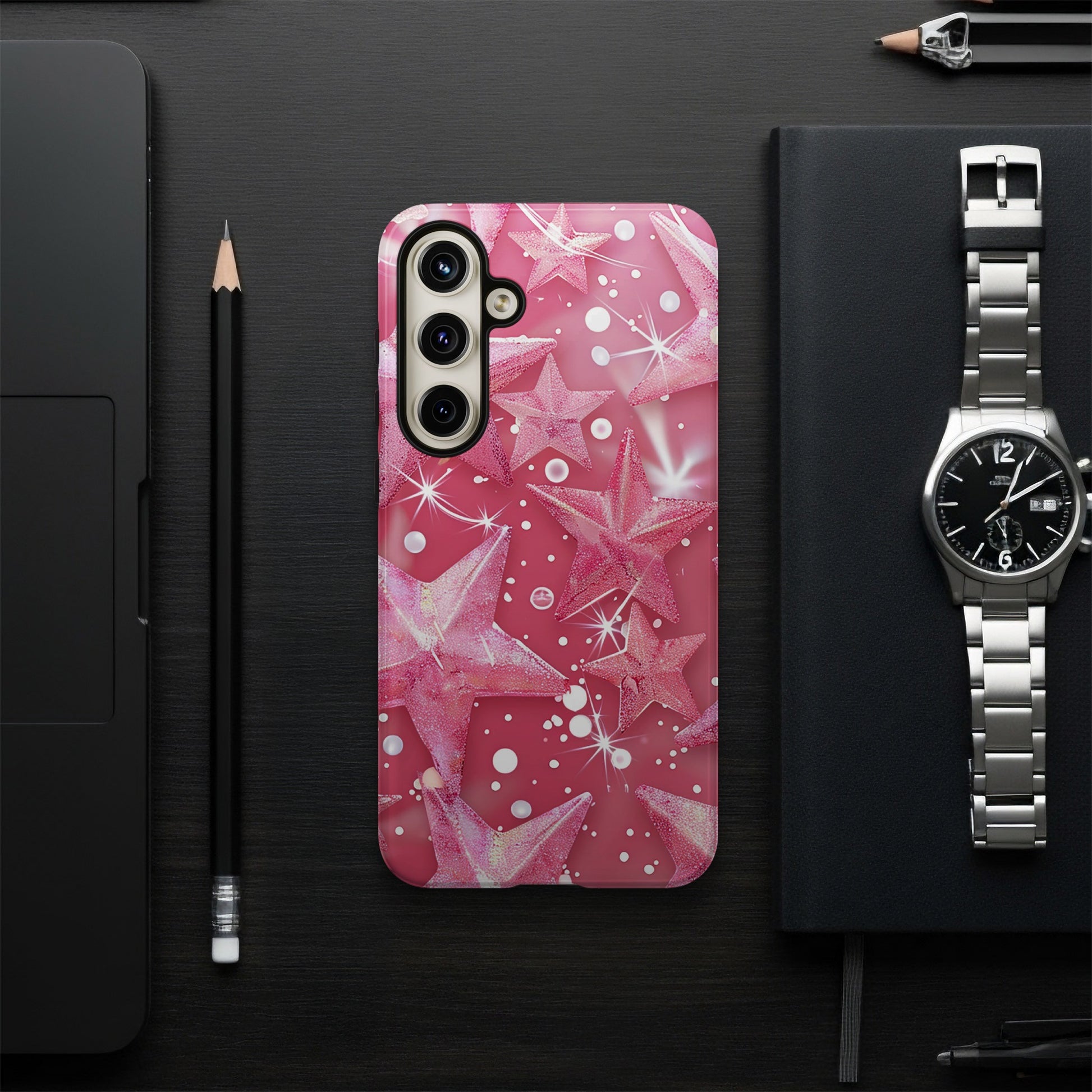 Sparkling Star Galaxy Protective Mobile Case