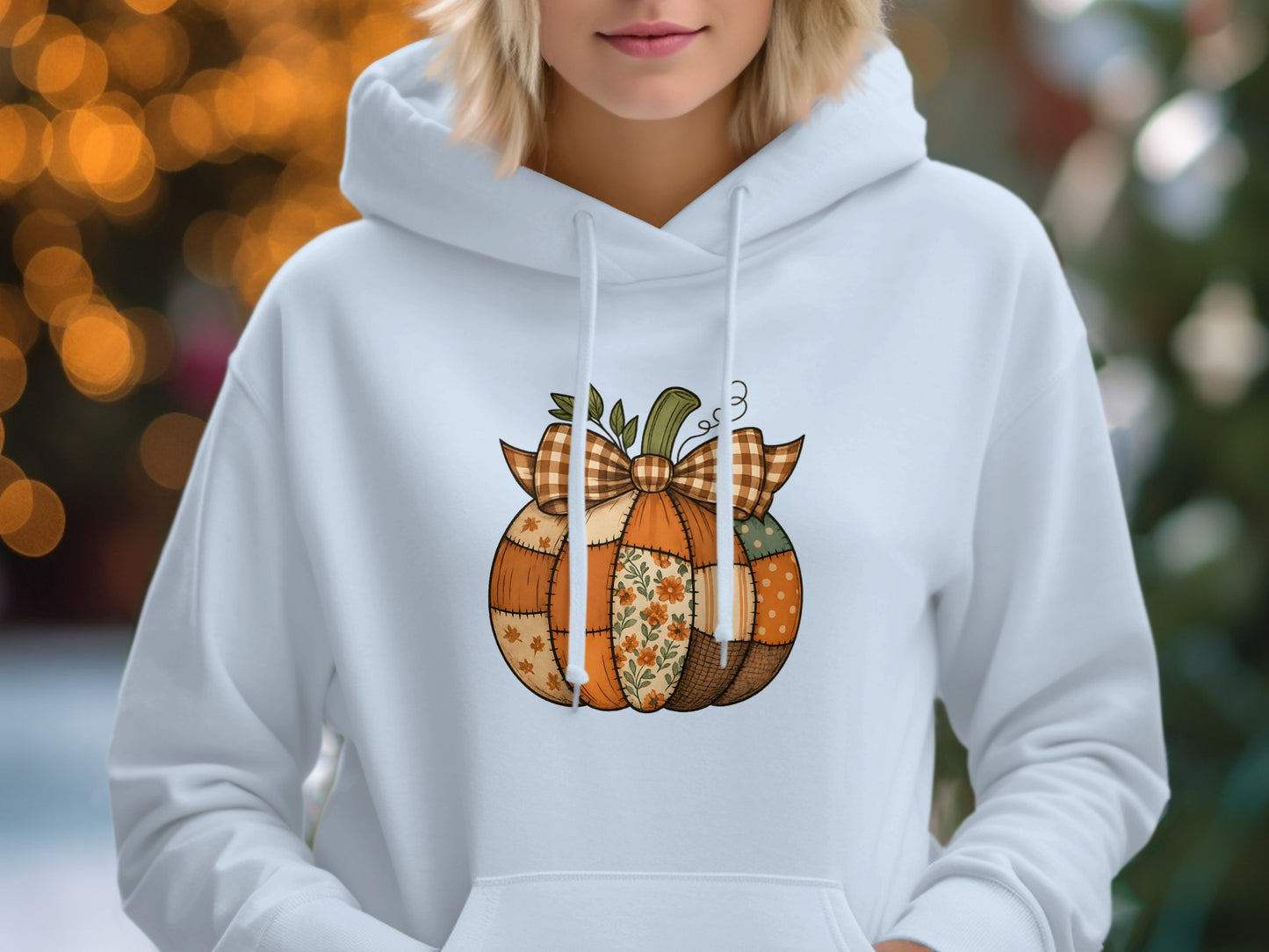Cozy Pumpkin Patch Autumn Hoodie