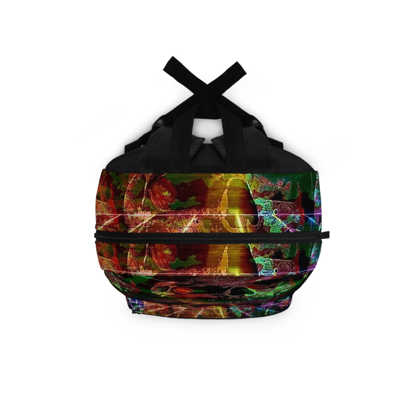 Abstract Skull Goth Backpack, School Backpack, Cool Travel Backpack, Backpack Aesthetics, Back To School
