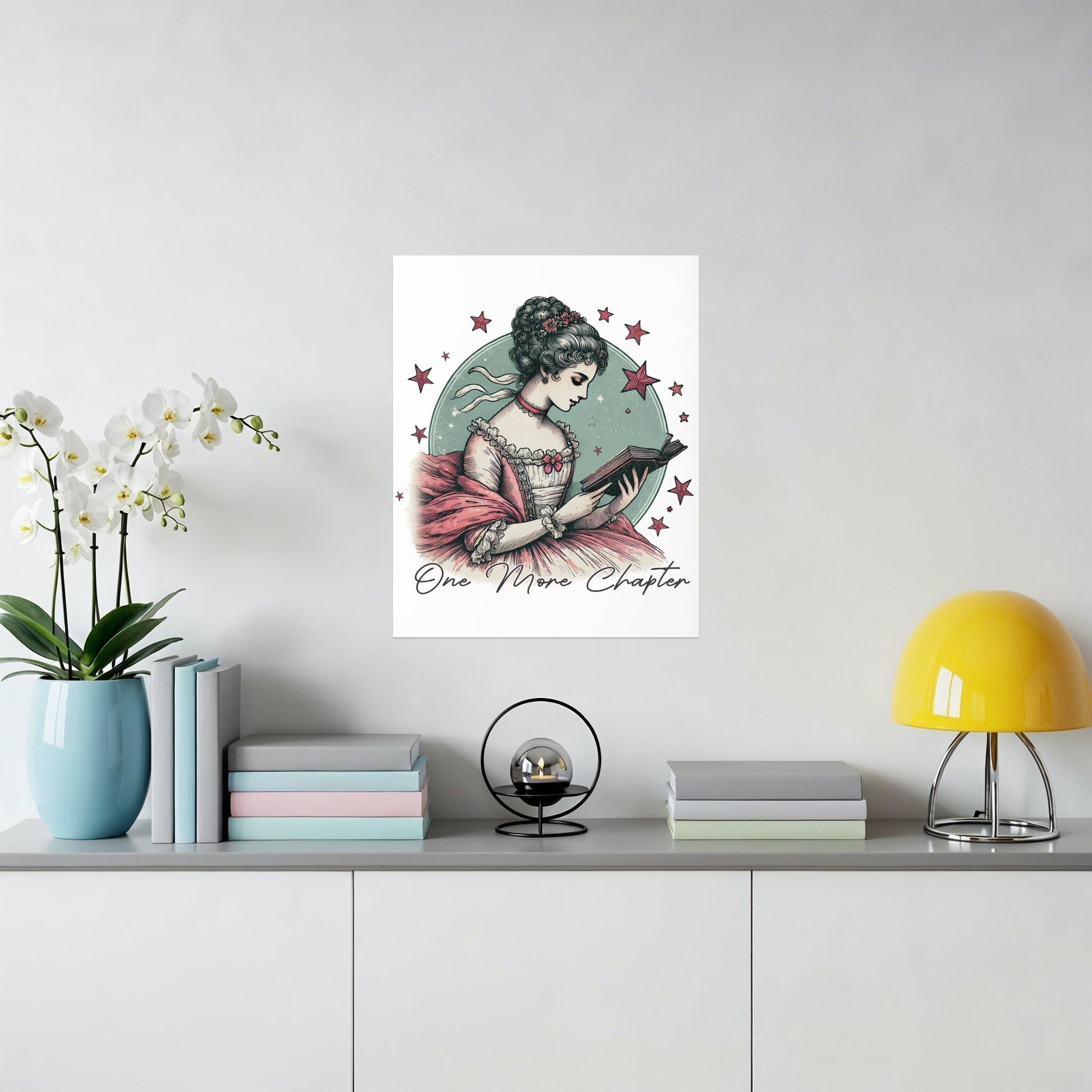 One More Chapter Reading Art Print product type