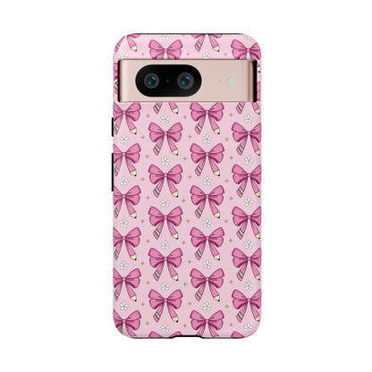 Phone Case - Pink Coquette Bow Tough Case-Girly Phone