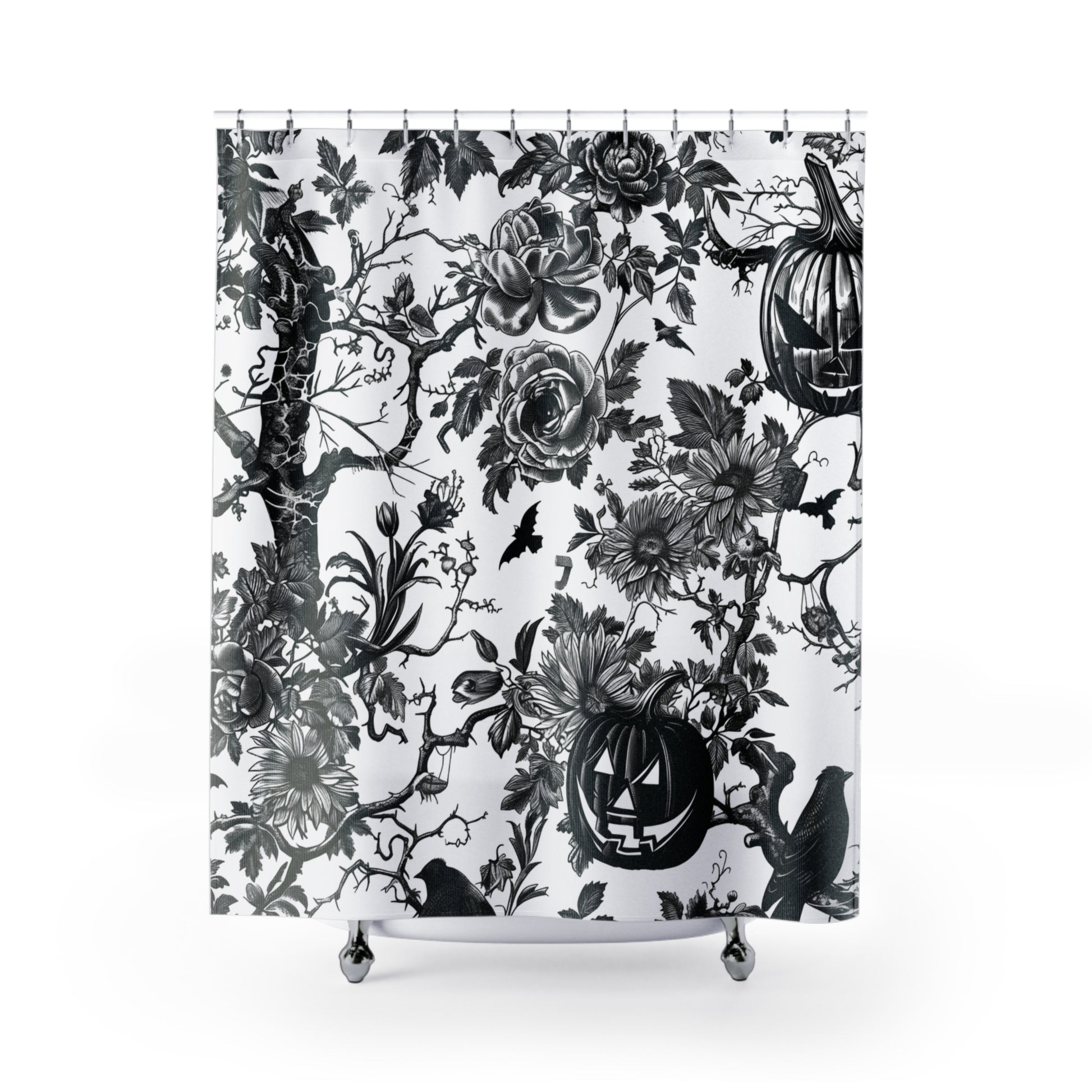 Vintage Halloween Themed Shower Curtain product