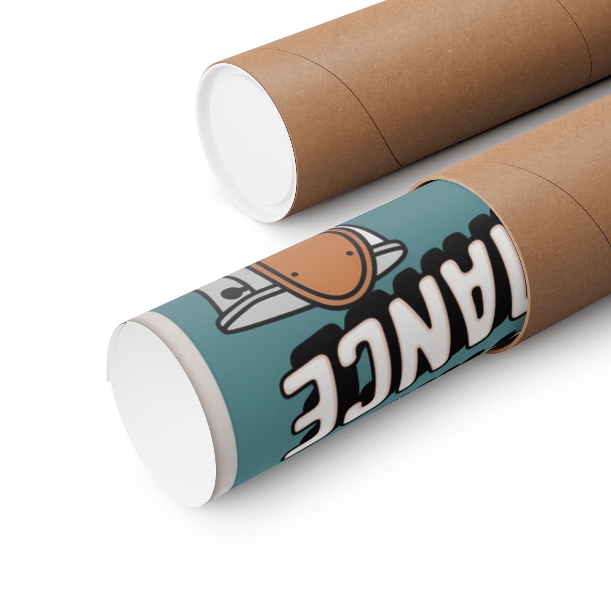 Duck Dance Poster with Cartoon Graphic Artwork