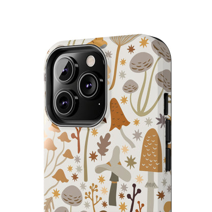 Mushroom Cell Phone Case, Boho Retro Cool Cute Tough Phone Cases