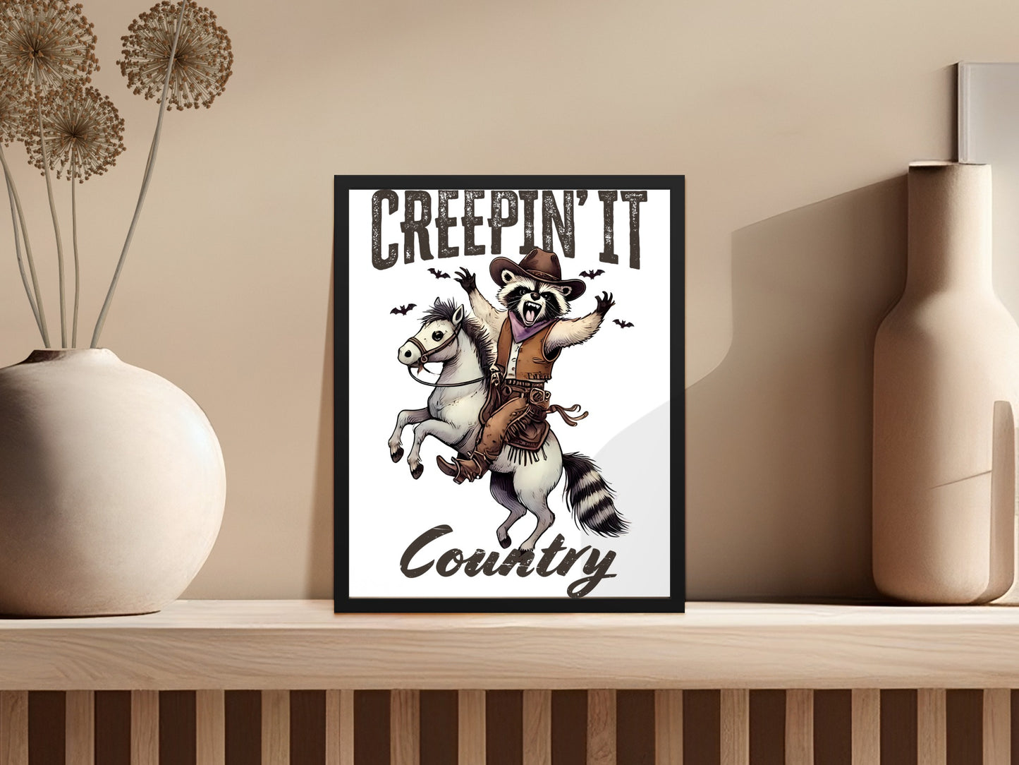 Creepin' It Country Raccoon Riding Horse product type