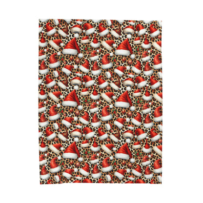 Leopard Christmas Throw Blanket Couch  Cozy Christmas Blanket