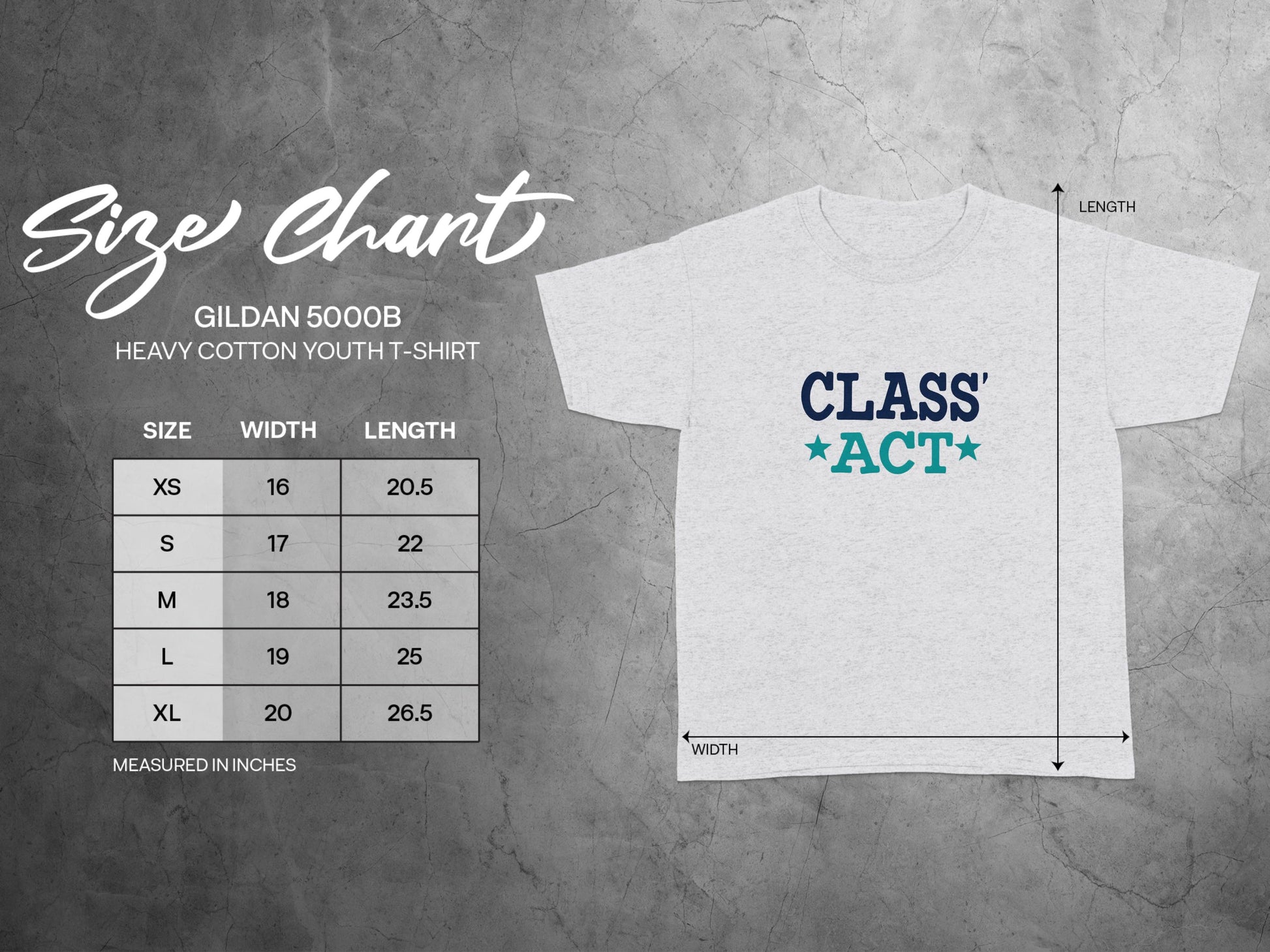 Class Act Graphic Youth T Shirt Trendy Product