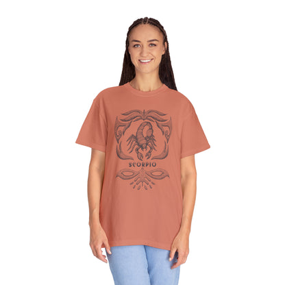 Comfort Colors Scorpio Vintage Shirt, Zodiac T-shirt, Leo Shirt Unisex Garment-Dyed T-shirt