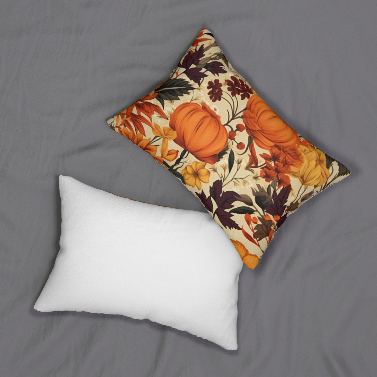 Autumn Harvest Floral Decorative Pillowcase Set