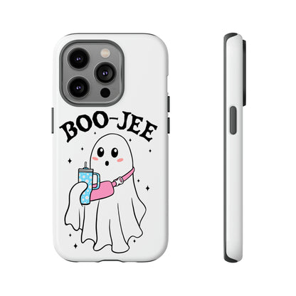 Boo Jee Ghost Phone Case, Halloween Cell Phone Case, Cute iPhone 15 Case