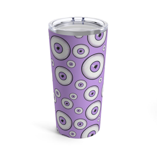 pastel goth purple eyeball tumbler 20 oz