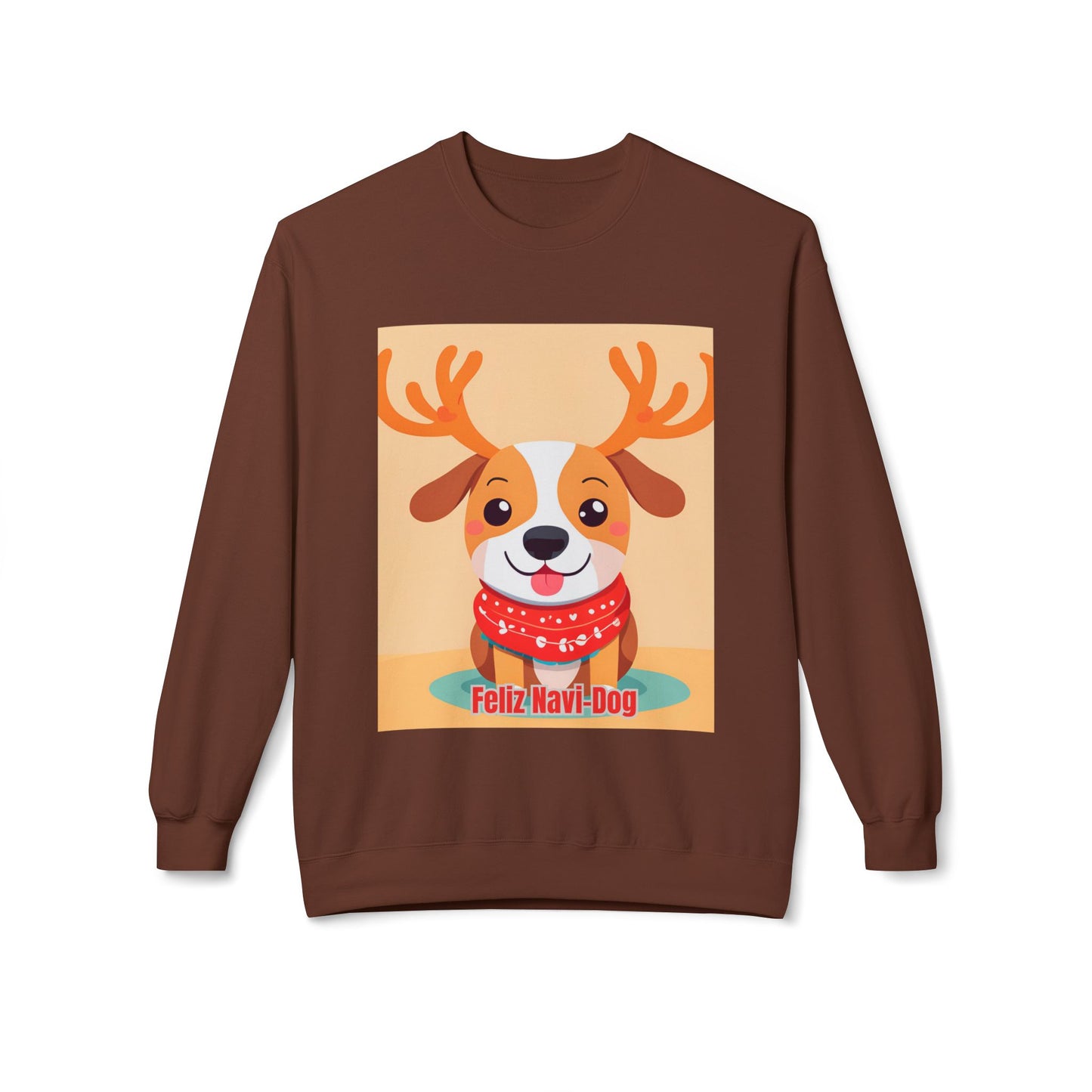 Feliz Navi Dog Sweatshirt, Ugly Christmas Jumper, Holiday Pet Lovers Gift, Funny Winter Pullover, Cozy Xmas Sweater, Soft Fleece Crewneck