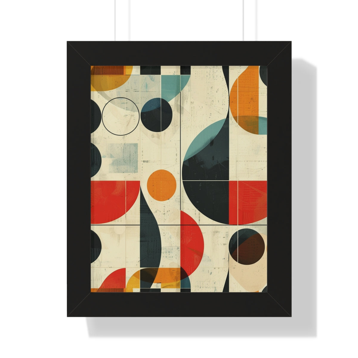 Abstract Geometric Pattern Vintage Style Wall Art