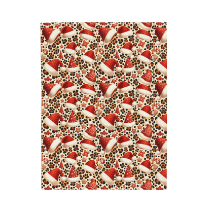 Velveteen Plush Blanket - Leopard Print Christmas Throw Blanket Couch