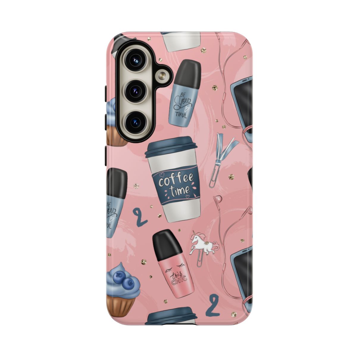 Coffee Time and Beauty Phone Case Pattern product