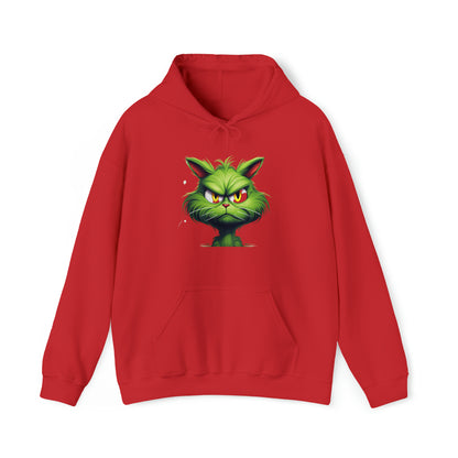 Funny Cat Hoodie, Cute Cat Hoodie, Grumpy Cat Pullover, Unisex  Hooded Sweatshirt