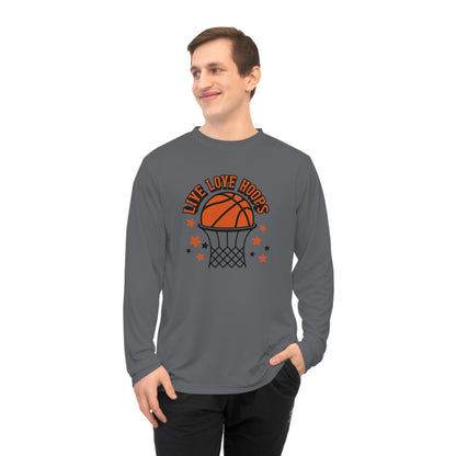 Basketball Shirt, Basketball Mom, Dad, Game Day Shirt, Sports T-shirt, Unisex Performance Long Sleeve Shirt