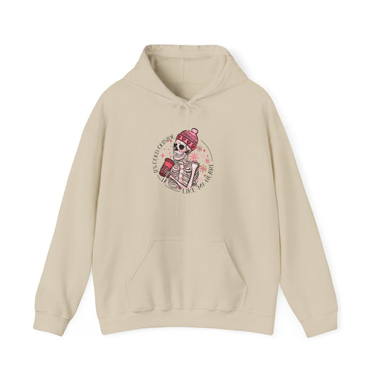 Red Skeleton Valentines Hoodie Unisex Heavy Blend™ Hooded Sweatshirt
