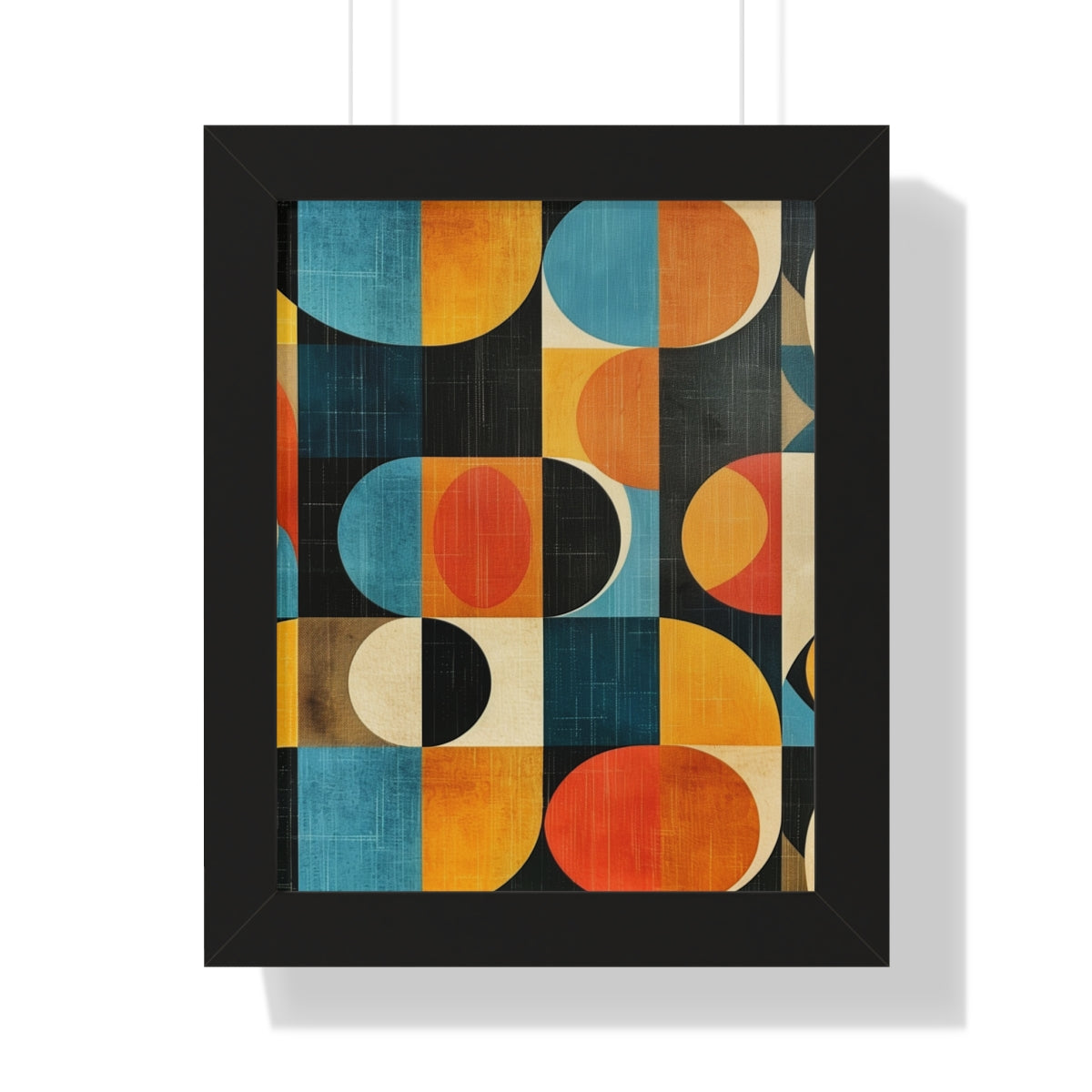 Abstract Geometric Shapes Art Print Wall Hanging
