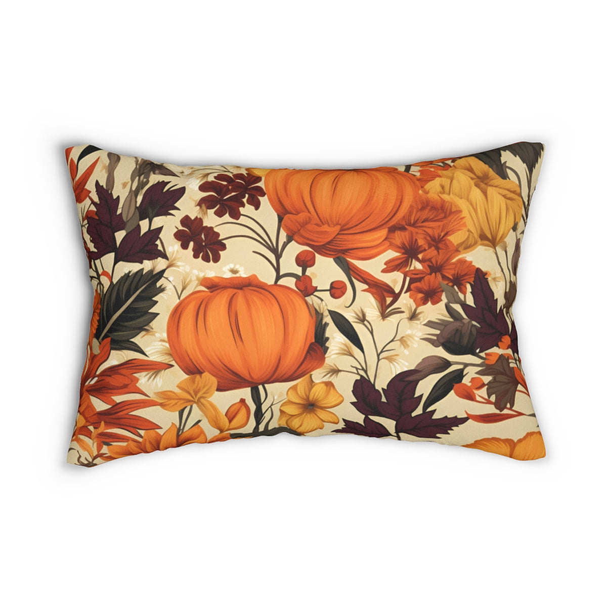 Vibrant Floral Design Decorative Pillow for Sofa or Bed