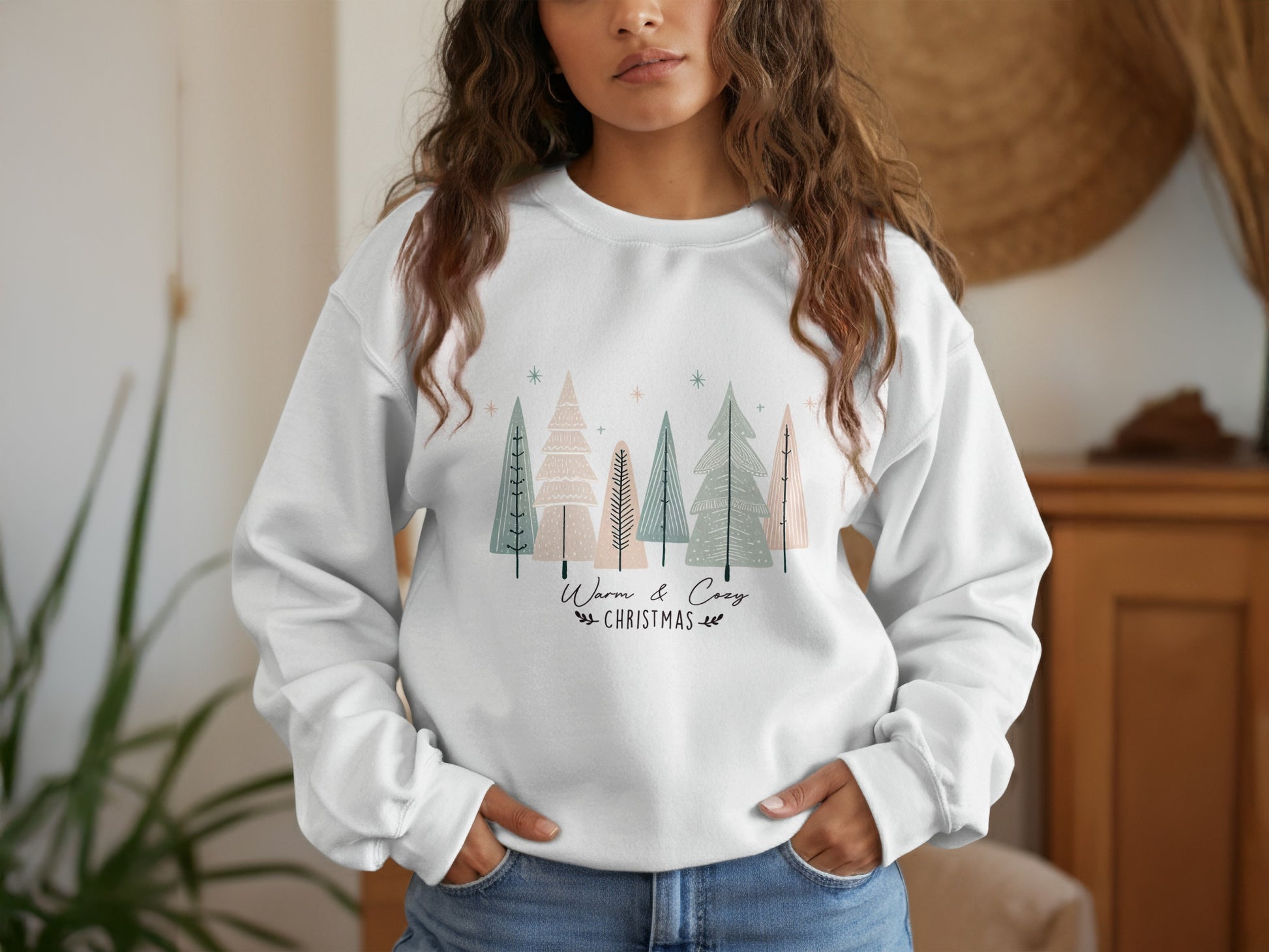 Warm and Cozy Christmas Forest Design Shirt