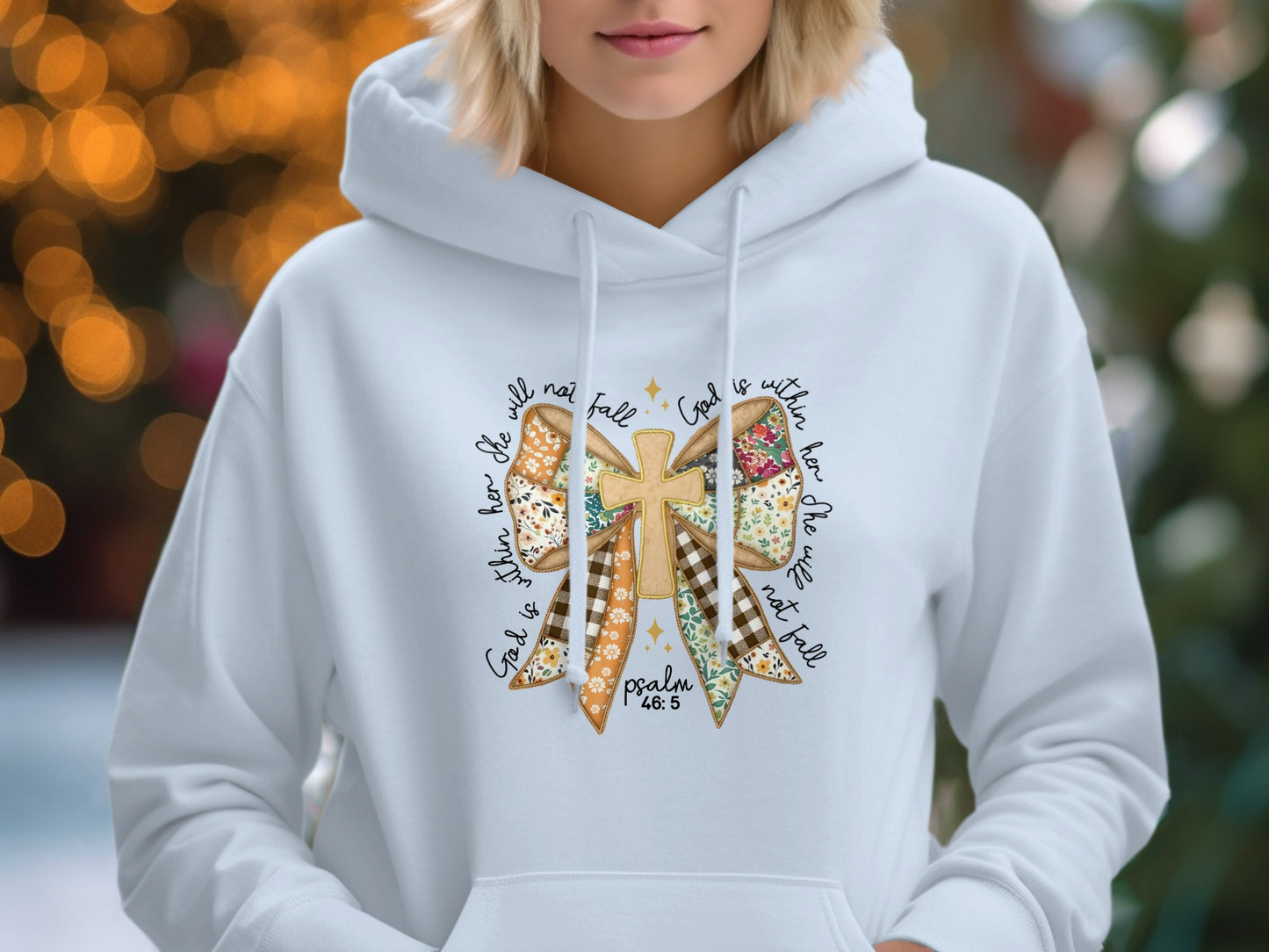 Inspirational Psalm 46 5 Butterfly Hoodie