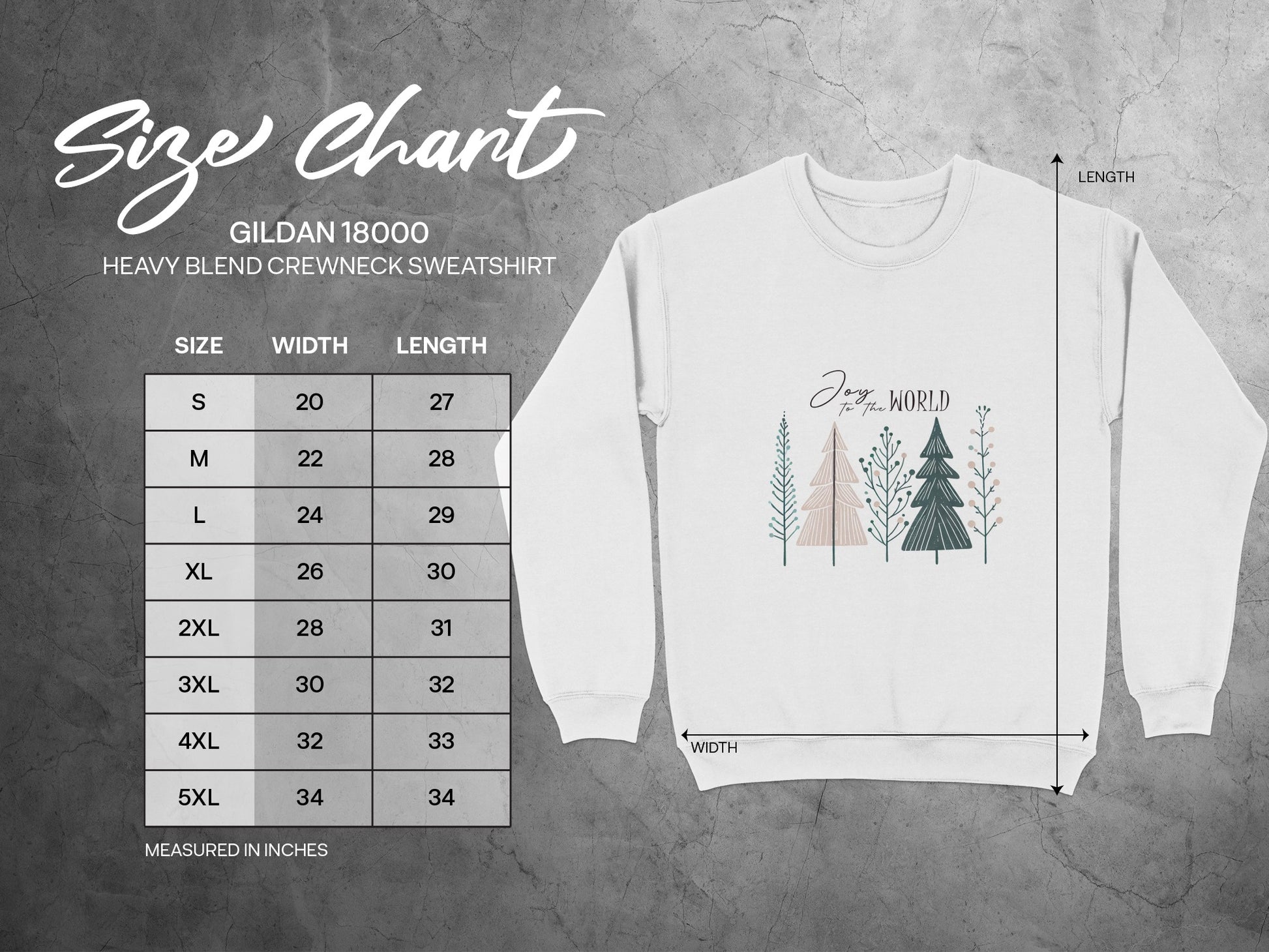 Joy to the World Christmas Crewneck Sweatshirt