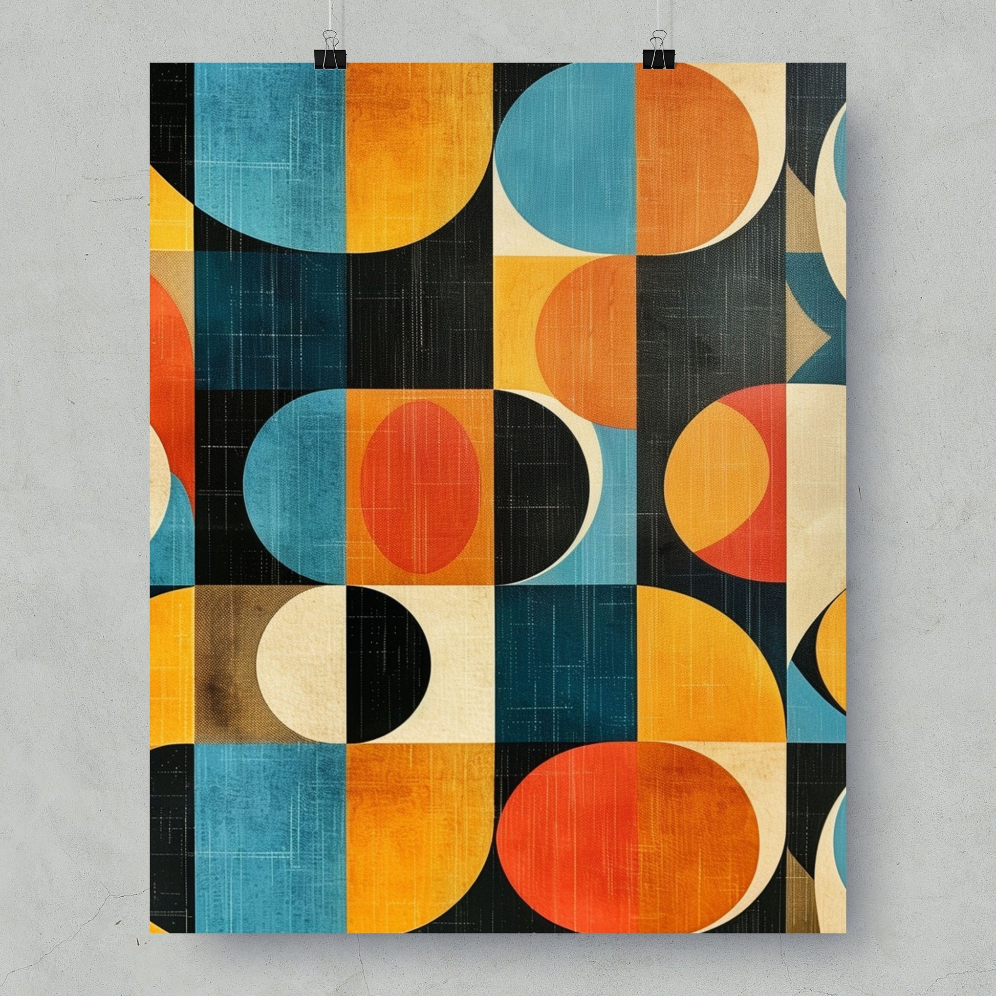 Abstract Geometric Pattern Wall Art Print Product