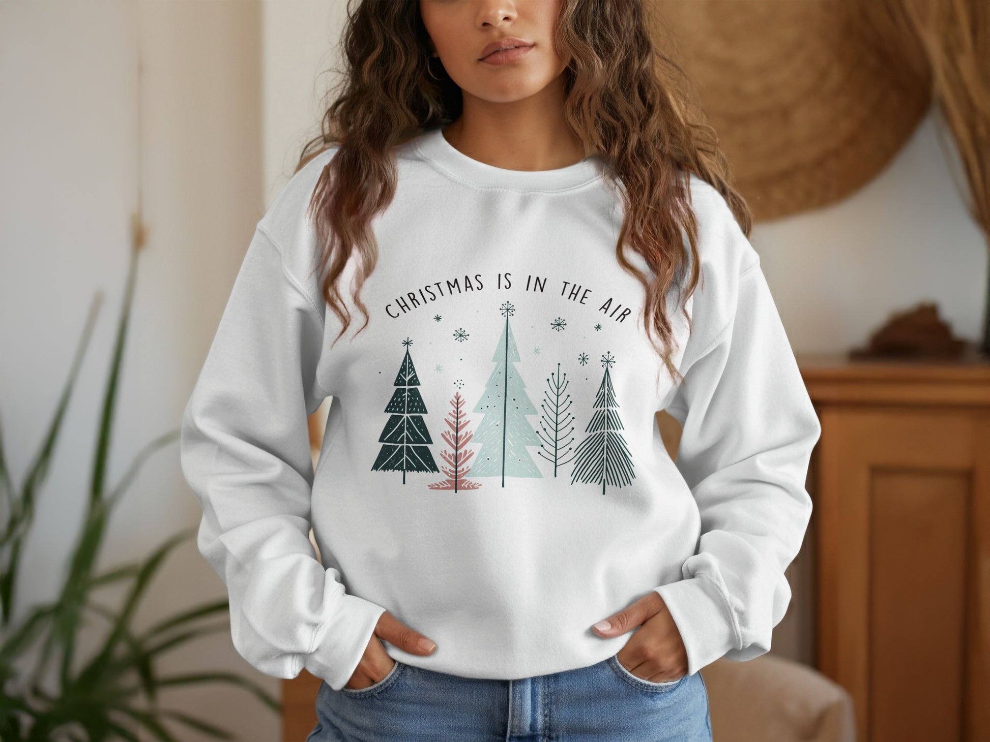 Christmas Is in the Air Graphic Sweatshirt