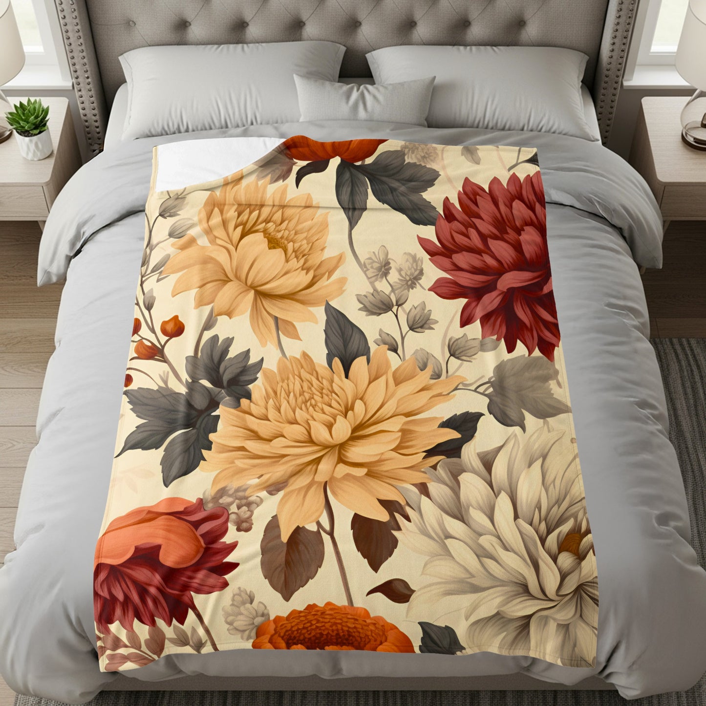 Luxurious Floral Patterned Bedding for Elegant Bedrooms
