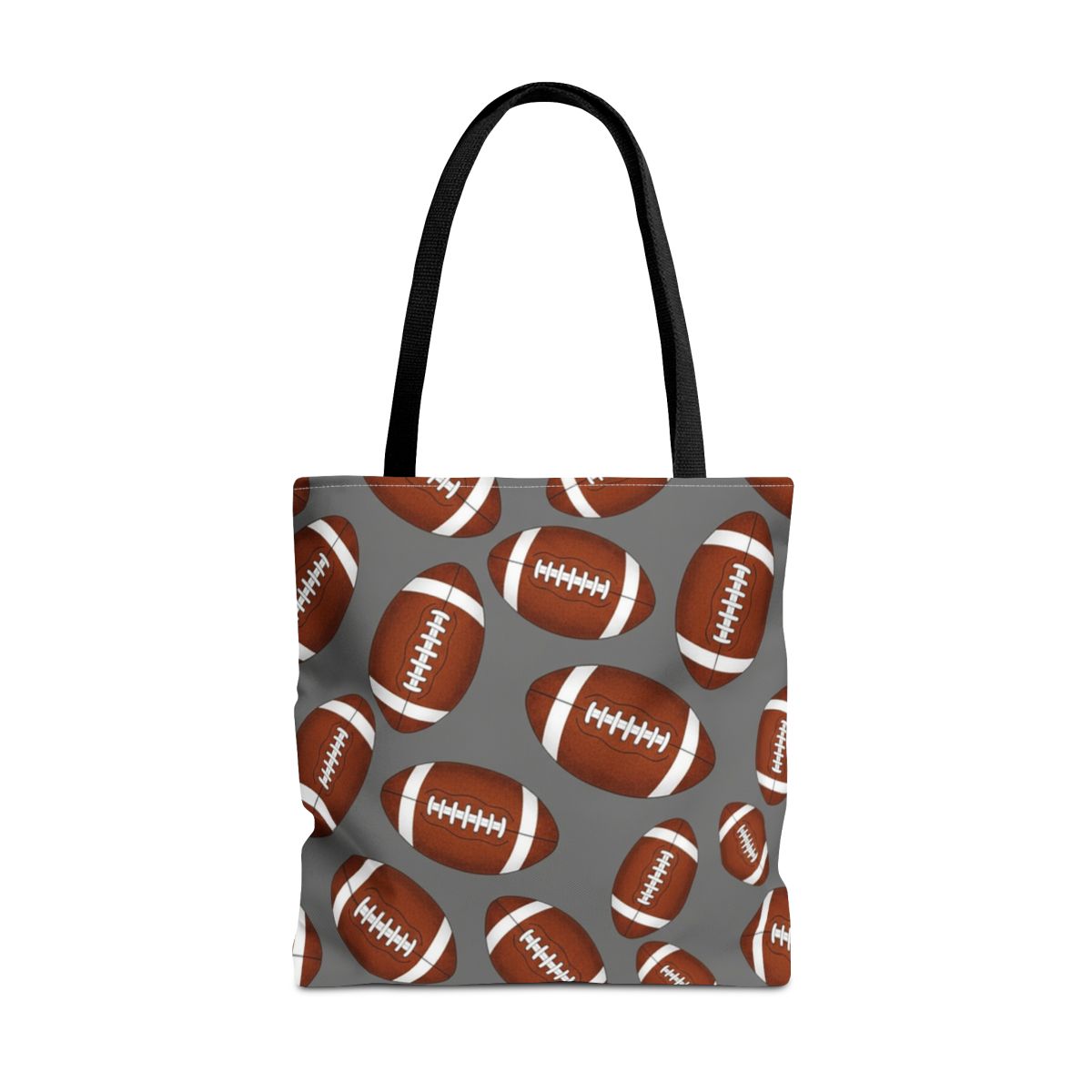 Stylish Football Pattern Tote Bag for Sports Fans
